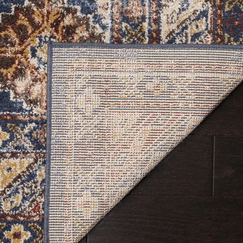 Vista 5 de SAFAVIEH Bijar Collection BIJ653B - Alfombra tradicional oriental, envejecida, no desprende pelusa, 2 pies 3 pulgadas x 10 pies, color azul