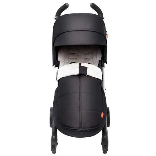 Vista 2 de Diono Saco para cochecito para todo tipo de clima, ajuste universal de bebé a niño pequeño con acolchado acogedor súper suave, resistente a la Negro