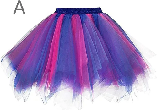 Vista 5 de Falda tutú de ballet para disfraz de fiesta de mujer
