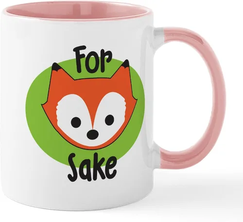 Vista 20 de CafePress Taza de café de cerámica For Fox Sake de 11 oz (11.0 fl oz)