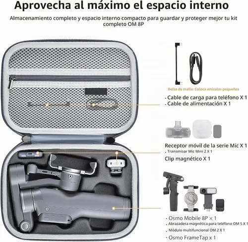 Vista 2 de Osmo Mobile 8P - Funda con asa y correa ajustable (no para OM 8)