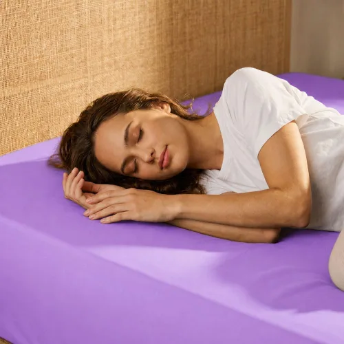 Vista 134 de Sábana bajera ajustable de lujo suave de 600 hilos, 100% algodón egipcio, sábana bajera ajustable individual con elástico alrededor, se adapta a