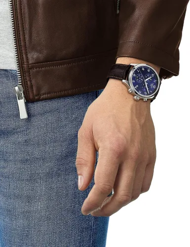 Vista 4 de Tissot Mens Chrono XL Stainless Steel Casual Watch Brown