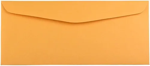 Vista 12 de JAM PAPER #10 Sobres comerciales para negocios - 4 1/8 x 9 1/2 - Marrón kraft manila - 100/paquete