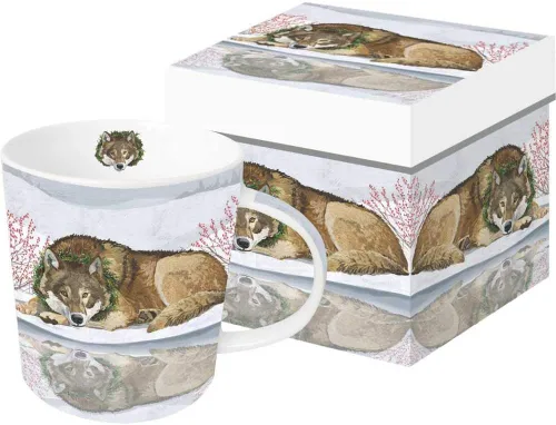 Vista 3 de Paperproducts Design Juego de caja de regalo decorativa de porcelana de hueso, bebidas, bebidas calientes, frías, té, diseños artísticos, tazas