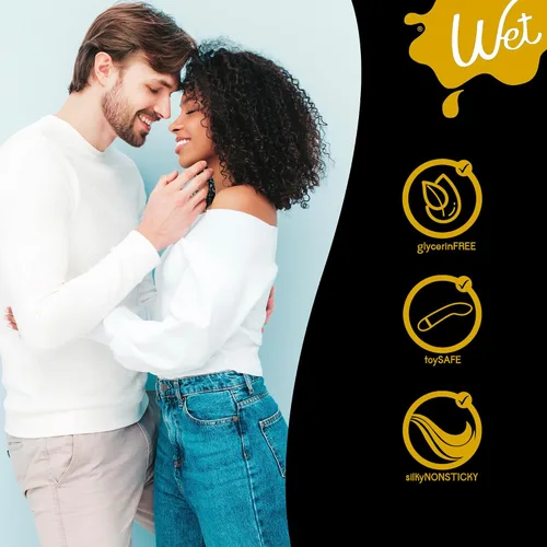 Vista 6 de Wet Paquete múltiple de lubricante personal (1 onza líquida (paquete de 3))