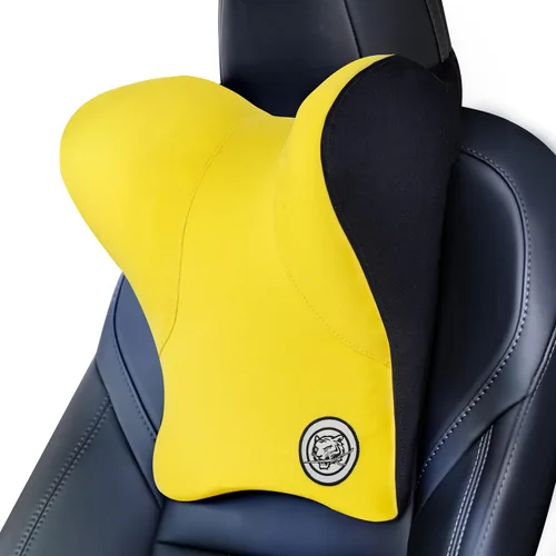 Vista 14 de Almohada para el Cuello del Asiento de Coche para Conducir, Almohada de Reposacabezas de Espuma Viscoelástica Suave con Correa Ajustable y Funda
