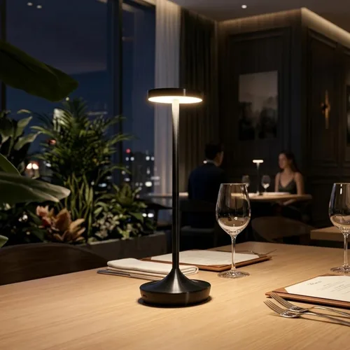 Vista 6 de Lámpara de mesa inalámbrica recargable - Luz de mesa LED operada con batería de 6000mAh - Lámparas de mesa portátiles táctiles regulables
