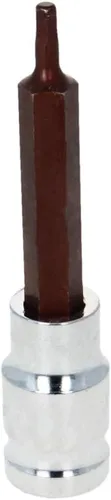 Vista 122 de Utoolmart 1/2" Drive x 0.551 in largo Hex Bit Socket, métrico, S2 y Cr-V acero 1pcs