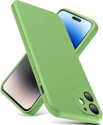 Vista 10 de Funda para iPhone 12 Mini, funda delgada de silicona líquida, a prueba de golpes, funda delgada para iPhone 12 Mini, funda protectora de cámara