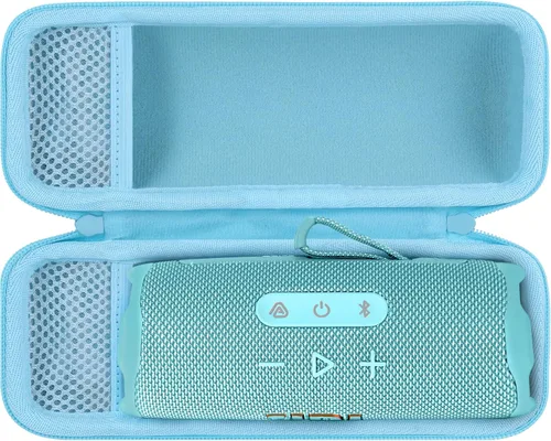 Vista 27 de Lebakort - Carcasa rígida compatible con altavoz Bluetooth JBL Flip 7, 6, 5 Rosa