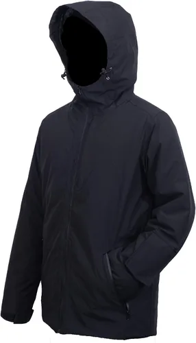 Vista 7 de Alpine Swiss Chaqueta de esquí impermeable con capucha para hombre, abrigo de snowboard cálido para invierno