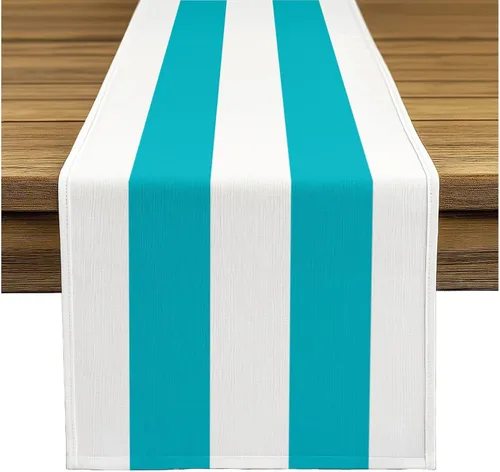 Vista 17 de Fabric Textile Products Servilletas de tela a rayas color lima y blanco Servilletas cabaña de 18 x 18 pulgadas Juego de 12 Resistente a