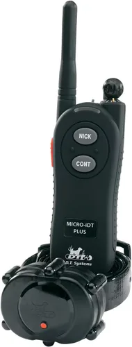 Vista 4 de DT Systems IDT-Plus - Collar receptor y transmisor micro para adiestrador de perros, negro, XS (10 libras o menos) (IDT Plus)