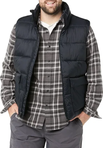 Vista 3 de Tienda Essentials Chaleco acolchado con forro de sherpa resistente al agua para hombre