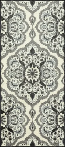 Vista 51 de Maples Rugs Vivian Medallion - Alfombra de área, fabricada en Estados Unidos, lavable, antideslizante, alfombra de interior para cocina, entrada