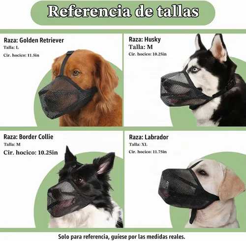 Vista 6 de Mayerzon Bozal para Perro, Bozal de Malla Suave para Perros Pequeños, Medianos y Grandes Antimordida y Antibusqueda, Protector de Boca Ajustable