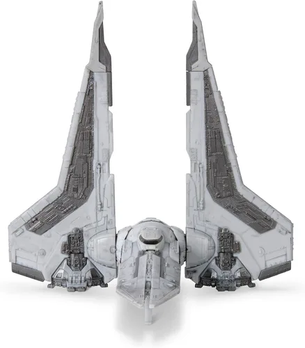 Vista 6 de Star Wars Micro Galaxy Squadron Bo-Katan Kryze's Gauntlet Starfighter - Vehículo de clase Starfighter de 5 pulgadas con accesorio de micro figura