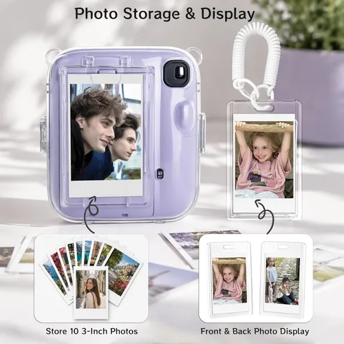 Vista 5 de Funda transparente para cámara instantánea Instax Mini 13 Kit