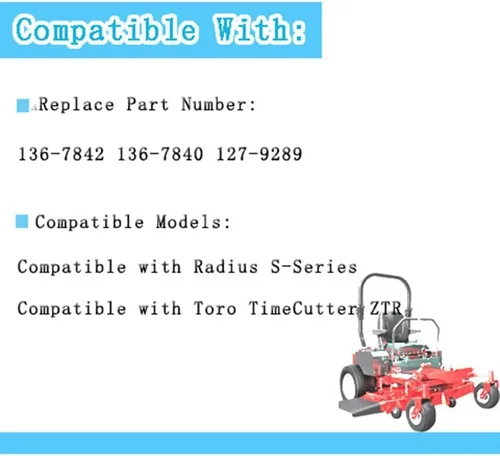 Vista 2 de Kit de carburador 127-9289 compatible con Toro TimeCutter ZTR 127-9289 Exmark 136-7840 136-7842 E-Series Quest, S-Series Quest, Replace 136-7842