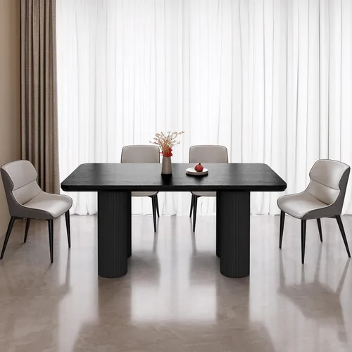 Vista 7 de Juego de mesa de comedor de 5 piezas para 4, mesa de 62.99