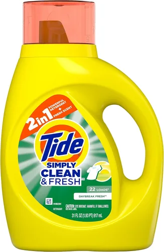 Vista 9 de Tide Hec Simply Clean and Fresh Daybreak - Detergente líquido para ropa, 25 onzas