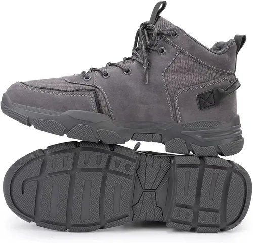 Vista 5 de Fefoe Mens Hiking Shoes Breathable Lightweight Casual Shoes Anti Slip Shock-Absorbing Sneakers Non-Slip Trekking Trails Boots