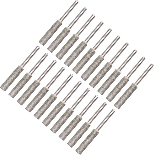 Vista 7 de Juego de 20 piezas de afilador de motosierra para motosierra para ruedas de 7/32 pulgadas y cadenas de sierra de cadena grandes (plateado)