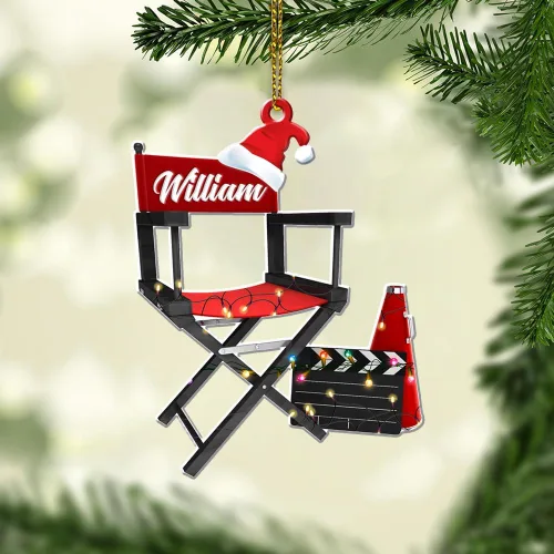 Vista 14 de Personalized Name Filmmaking Christmas Ornament Film Clapboard Ornament Director Clapboard Christmas Ornament Movie Clapperboard Theater Ornament 156
