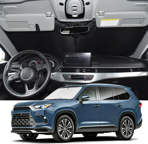 Vista 176 de Parasol para Toyota 4Runner 2010-2024 2025 - Cubierta de Parasol para Parabrisas - Sombra de Ventana Frontal de 4 Capas para 4-Runner de Ajuste
