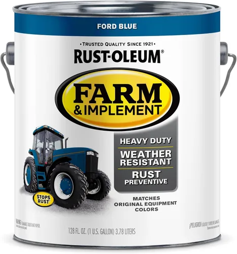 Vista 75 de Rust-Oleum Farm & Implement 280176 - Pintura esmaltada, galón, naranja (Allis Chalmers Orange)