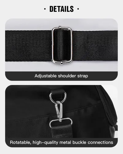 Vista 7 de Eachy Travel Duffle Bag for Women, Large Weekender Overnight Bags with Trolley Sleeve Personal Item Bag for Airlines Carry On bags Travel Essentials