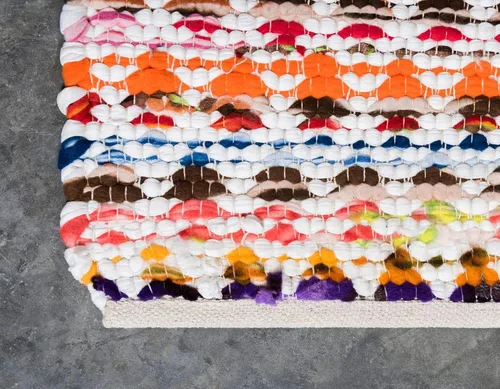 Vista 9 de Unique Loom Braided Chindi Collection - Alfombra casual moderna para múltiples áreas, 9 pies x 12 pies, rectangular de 9 x 12 pies