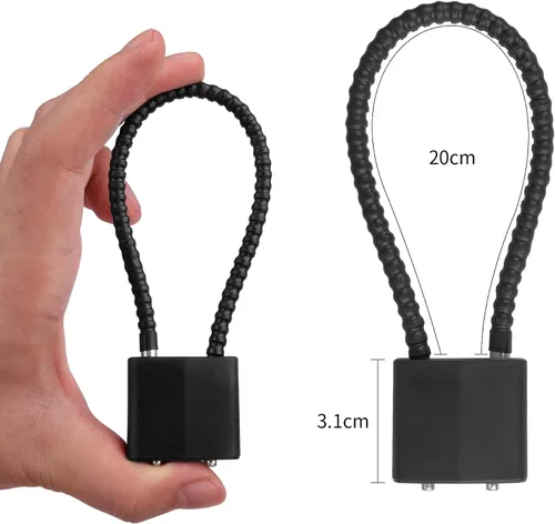Vista 7 de YAODHADO - Cerraduras de equipaje con llaves, candados de equipaje pequeños para maleta de viaje, candado para cerradura de casillero, casillero
