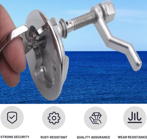 Vista 4 de MX Boat Cam Latch Marine Hatch Flush Pull Handle 316 Stainless Steel