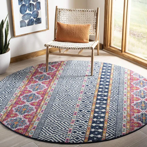 Vista 30 de SAFAVIEH Madison Collection - Alfombra decorativa de 2 pies 3 pulgadas x 4 pies, color carbón y gris, diseño bohemio chic, no desprende pelusa