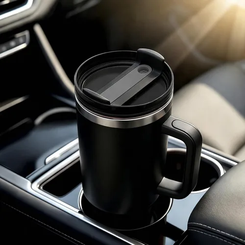 Vista 2 de Tapa de repuesto para vaso de 40 onzas compatible con Stanley Quencher, paquete de 2 fundas transparentes a prueba de derrames para accesorios
