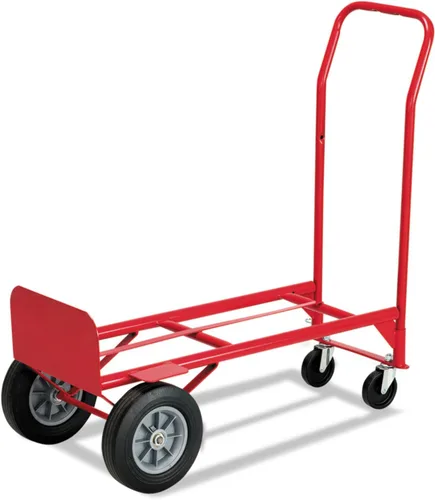 Vista 2 de Safco Products 4086R Camión de mano convertible de servicio pesado, rojo