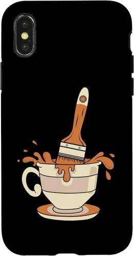 Vista 5 de Painter Coffee - Varnisher Paint Painting Case for iPhone 16
