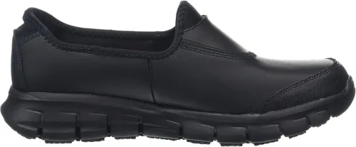 Vista 6 de Skechers Zapatos de seguridad para mujer, Negro