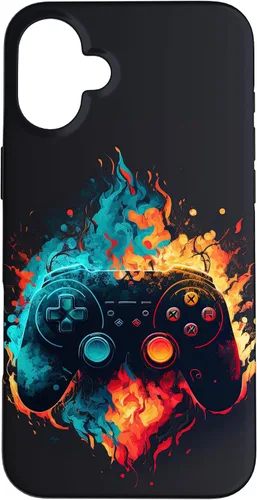 Vista 23 de Controlador de videojuegos para iPhone 16 Gamer para un divertido estuche para adolescentes y niñas