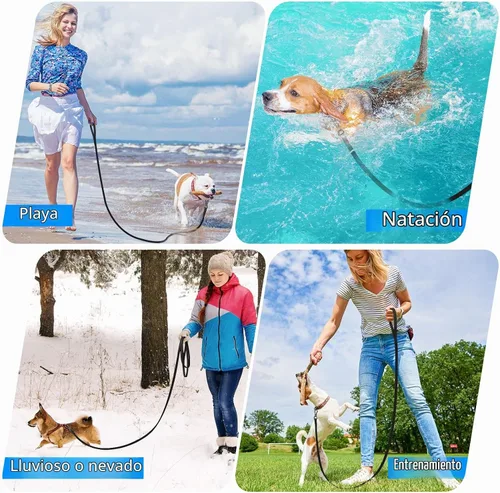 Vista 7 de XiaZ Correa larga impermeable para perros, correa larga de entrenamiento para perros grandes, medianos y pequeños, al aire libre, caminar, jugar