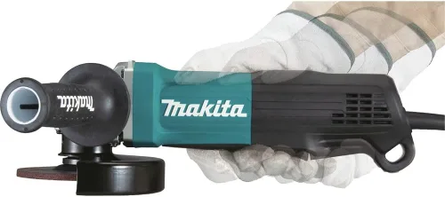 Vista 9 de Makita GA5052 Amoladora angular con interruptor de paleta de 4-1/2 pulgadas/5 pulgadas, con interruptor de CA/CC