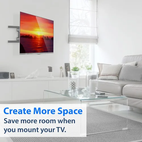 Vista 7 de Soporte de pared para TV Mount Factory para televisores de 40 a 70 pulgadas con cable HDMI (PRO-X6)