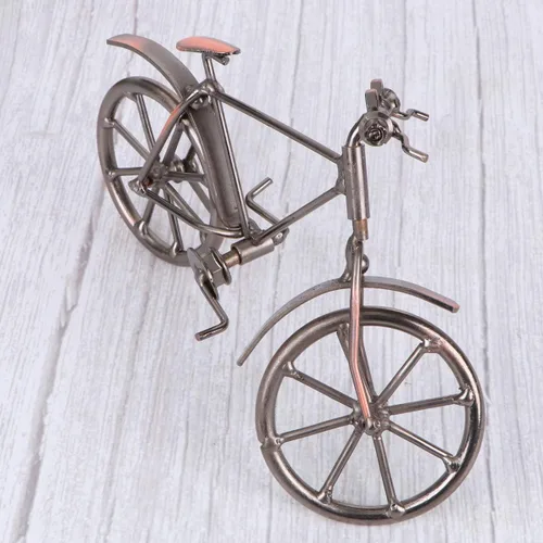 Vista 8 de Homoyoyo Molde de bicicleta de hierro para bicicleta modelo de bicicleta de hierro decoración de bicicleta de hierro