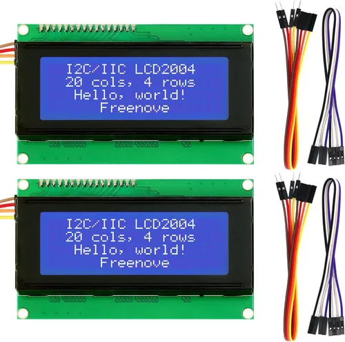 Vista 7 de Freenove I2C IIC LCD 1602 Pantalla Serial 16x2 Nuevo Tipo Compatible con la placa de desarrollo Arduino Nano Raspberry Pi Pico ESP32