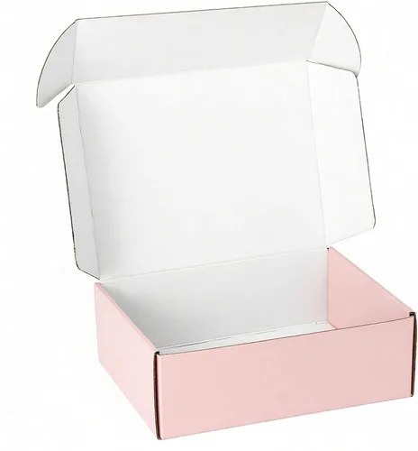 Vista 34 de Juego de 2 cajas de envío de 9 x 6 x 2 pulgadas, cajas de cartón corrugado blanco para publicidad