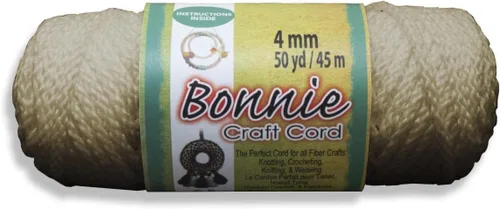 Vista 2 de Cuerda Pepperell Bonnie de macramé, para hacer manualidades, de 0.15 pulgadas y de 50 yardas Kelly