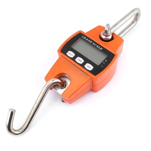 Vista 3 de 661.4 lbs Mini Escala Portátil LCD Digital Electrónico Gancho de Acero Inoxidable Colgante Pesaje Grúa Balanza Balanza
