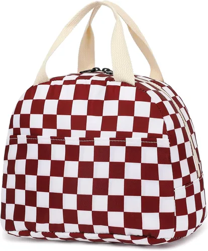 Vista 16 de Lonchera con diseño de aguacate para mujeres y niñas, con aislamiento, reutilizable, para niños, adultos, escuela, trabajo, picnic, viajes